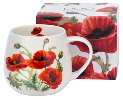 Obrázok produktu pre Porcelánový hrnček v darčekovej krabičke 430 ml Classic Poppies