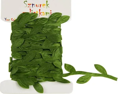 Obrázok produktu pre Zelená listová stuha - 3 m