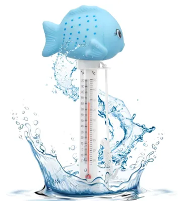 Imagen del producto de Termómetro para piscinas, flotante, preciso, ideal para piscinas y accesorios para piscinas