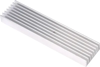 Zdjęcie produktu dla DIY Cooler Aluminiowy radiator Chip 100 * 25 * 10mm dla tranzystora mocy IC LED