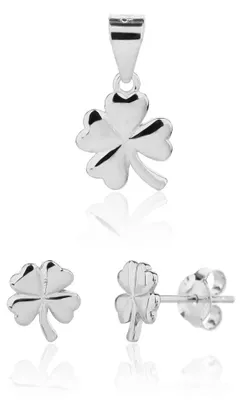 Immagine prodotto di Set di gioielli in argento con quadrifoglio SVLS0124SJ60000 (ciondolo, orecchini)