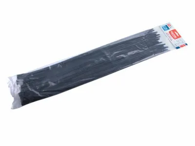 Obrázok produktu pre Pásky sťahovacie čierne, 8,8x600mm, 50ks, 80kg