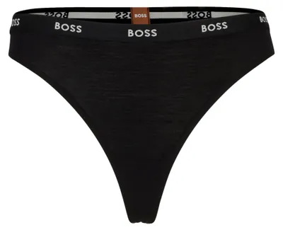 Productafbeelding van BOSS Women Thong, zwarte slip, maat XS