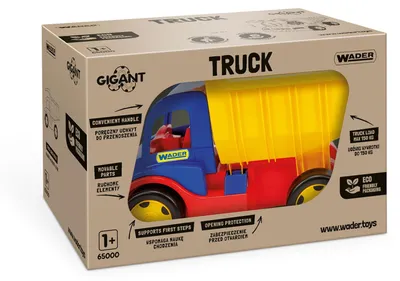 Obrázok produktu pre Wader Gigant Truck Wywrotka Wytrzymała Zabawka dla Dzieci