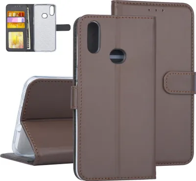 Produktbild von Samsung Galaxy A10s Brown Book type case - Card holder