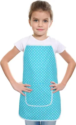 Produktbild von Kinderschürze - 47 x 60 cm, für Kinder von 5 - 8 Jahren - Grün