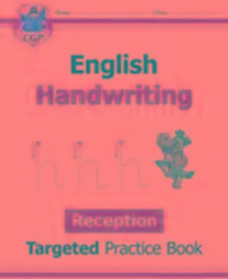 Obrázek produktu pro Reception English Handwriting Targeted Practice Book