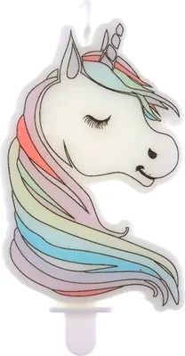 Produktbild von Kuchenkerze Einhorn Kindergeburtstag