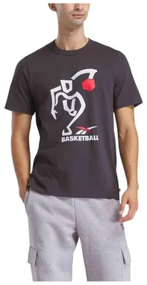 Obrázok produktu pre Pánske tričko Reebok Camiseta Reebok Basketball Graphic Series Attack „Washed Black“