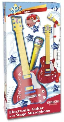 Image de Guitare rock électronique avec microphone