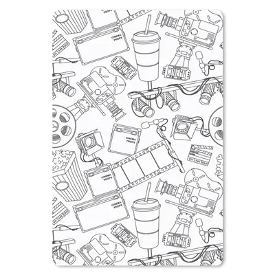 Produktbild von MuchoWow® Mauspad Mousepad Film - TV - Muster 18x27 cm - Mousepads - Maus Mat - Pad - Mausunterlage