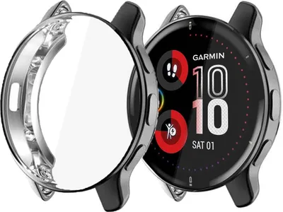 Produktbild von Strap-it Garmin Venu 2 Plus TPU-Hülle (Schwarz)