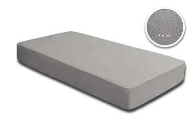 Produktbild von 2er Pack Frottee Spannbettlaken Spannbetttuch 90x200 140x200 180x200 Baumwolle, Größe:140x200 cm - 160x200 cm, Farbe:Silber