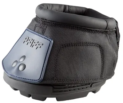 Pferde-Hufschuh Behandlungsschuh, 1 Stück, schwarz-blau Gr. 4