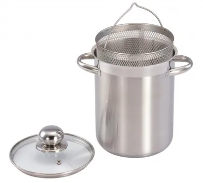 Produktbild von Stolze Stahl Waren Party/Aspargus POT Kochtopf inkl. Deckel, Edelstahl, 16 cm Durchmesser, Induktionsherd-geeignet