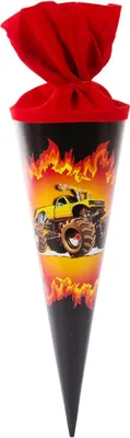 Image de Goldbuch cornet de rentrée pour fratrie Monstertruck 35 cm or