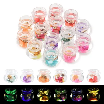 Image de Ensemble de 40 figurines en acrylique lumineuse pour la décoration d'aquarium