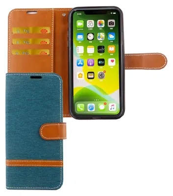 Zdjęcie produktu dla Etui na telefon komórkowy Apple iPhone 11 Pokrowiec na kartę Portfel Zielony