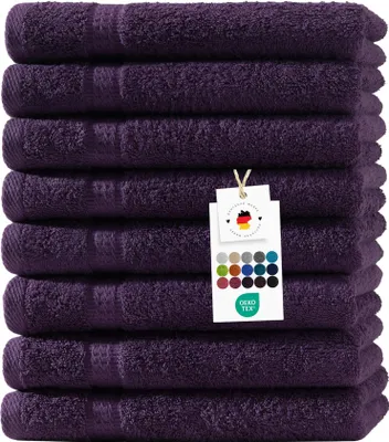 Produktbild von Handtücher 50x100 cm aus 100% Baumwolle im 8er Set, Frottier Handtücher Set 500g/m2