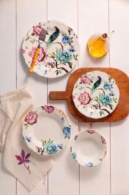 Obrázok produktu pre Hermia Concept, kvalitná súprava riadu (24 kusov) vyrobená zo 100% porcelánu, vhodná do umývačky riadu