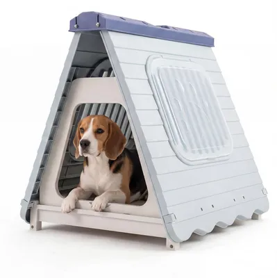 Immagine prodotto di Rifugio per cani FANTASK, cuccia pieghevole per cani in plastica, kennel portatile per cani