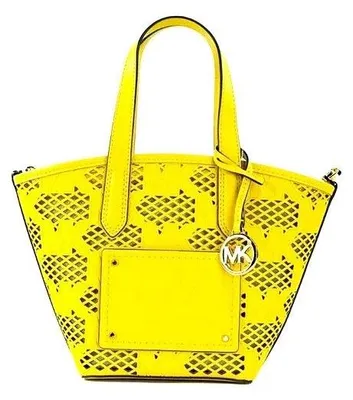Produktbild von Michael Kors Kimber 2-in-1 Cabas Daffodil perforiert gold