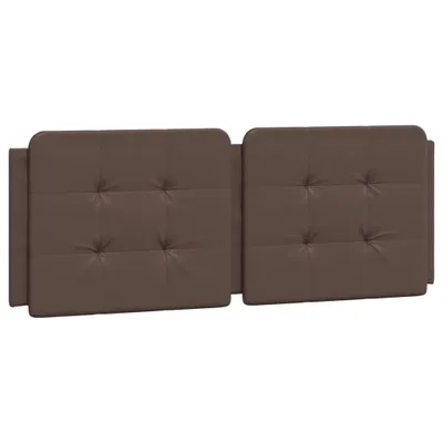 Produktbild von Kopfteil-Kissen "Zadar" Braun 120 cm Kunstleder