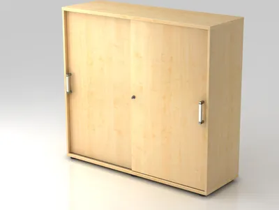 Produktbild von Schiebetürschrank 1753S CE, 3 OH 120 x 40 x 110 cm (BxTxH)