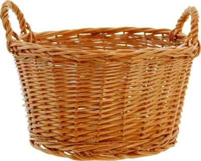 Produktbild von Obstkorb Natur Weide rund Ø 35cm Griffe