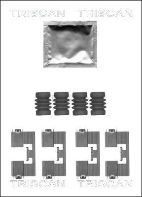 Produktbild von TRISCAN hinten Zubehörsatz Scheibenbremsbelag 8105 241621 5710476273598