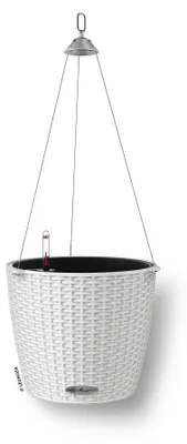 Obrázek produktu pro Lechuza Samozavlažovací závěsný květináč Nido Cottage 28 cm, bílá