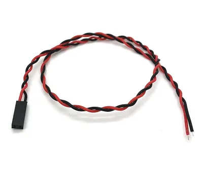 Produktbild von Kabel mit Dupont Steckverbinder, AWG26, 35cm, 2 Pin