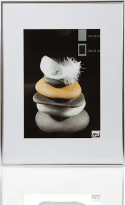 Produktbild von AL-62 Aluminium Bilderrahmen 30x40 shiny silver