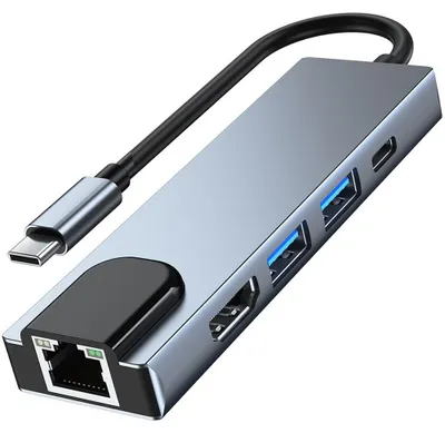 Obrázok produktu pre Tech-Protect V3-Hub Adaptér 5V1 Šedý