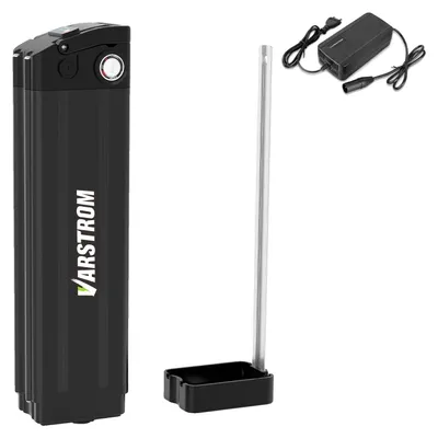 Image de Batterie pour vélo électrique, capacité de 655,2 Wh, design compact, batterie Silberfisch 36 V 18,2 Ah 655,2 Wh (chargeur 4 A)