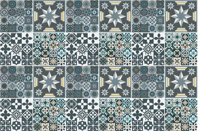 Produktbild von Fliesenaufkleber 15x15 cm – 24 Stück – Selbstklebend – Wasserfest – Pflegeleicht – Hitzebeständig – Für Küche & Bad – Modische Fliesendesigns