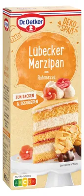 Zdjęcie produktu dla Dr Oetker Lübecker Marzipan surowa pasta do dekoracji ChOG 200g