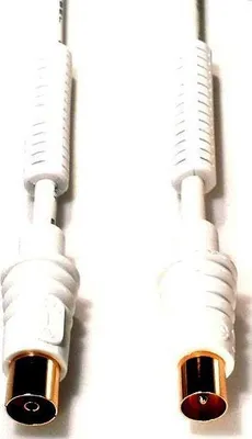 Produktbild von e+p AB 205 G, 5 m, Koaxial, Koaxial, Weiß