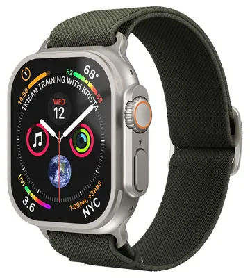 Obrázok produktu pre Vonmaehlen - klasické nylonové Apple Watch 44-49 mm (olivové)