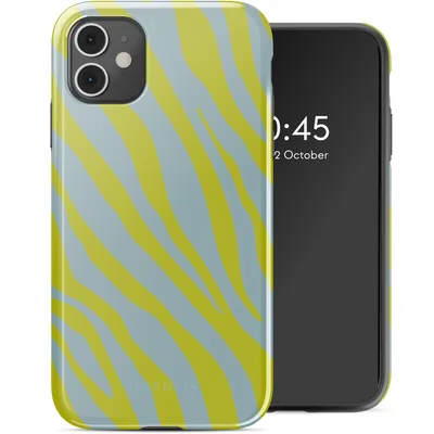 Produktbild von Selencia Vivid Back Cover iPhone 11 - Zebra Winter Sky Titanium Yellow