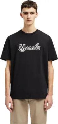 Produktbild von Moncler Varsity Logo T Shirt Herren schwarz