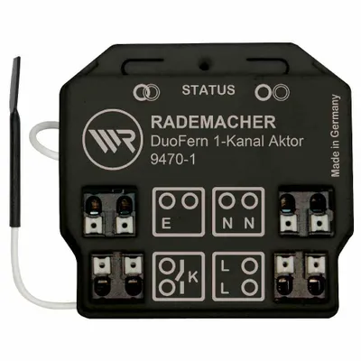 Immagine prodotto di Rademacher DuoFern attuatore universale a 1 canale 230/50 V/Hz consumo in standby ? 0,5 W 434,5 MHz - 35140261