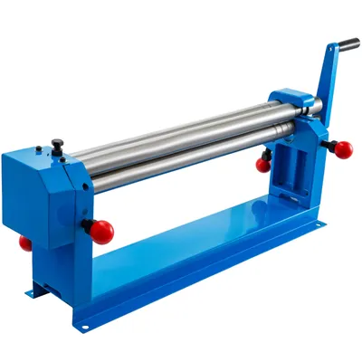 Produktbild von VEVOR Rundbiegemaschine, Max. Dicke 0,8 mm Handrohrbieger Biegeapparat, Max. Breite 610 mm Rollenbieger, 40 mm Biegedurchmesser Rundbiegegerät, 6 mm Max. Stahldraht Durchmesser Vollblechbiegemaschine