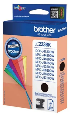 Immagine prodotto di Brother LC223BK - Schwarz - originale - Cartuccia d'inchiostro
