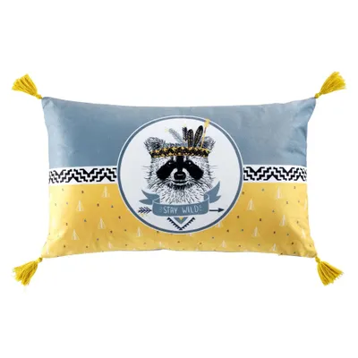 Immagine prodotto di Federa decorativa STAY WILD con frangia, 30 x 50 cm