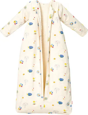 Produktbild von Cotonea  Kinder-Schlafsack mit Plüschfutter und abnehmbaren Arme Design Meister Hase-D0015 Größe 130