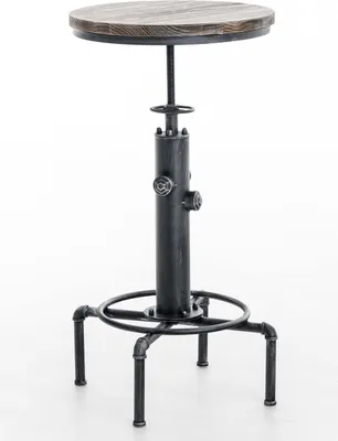 Produktbild von CLP Stehtisch Lumos, Holz höhenverstellbar,antik silber