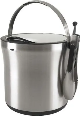 Image de OXO - Seau à glace en inox à double paroi avec pince