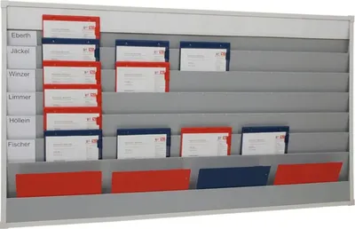 Image de Tableau de planification H900xL1580xP78mm 6 rails