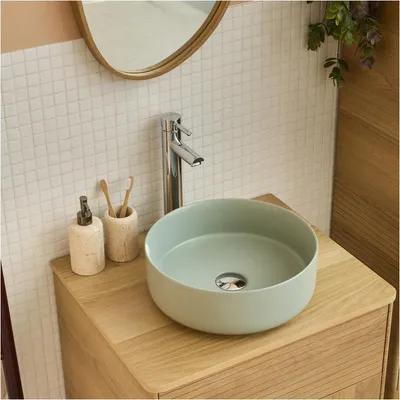 Immagine prodotto di Lavabo da appoggio tondo 36 x 36 cm DIEGO